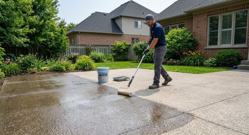 Porch Concrete Sealing in Alpharetta, GA
