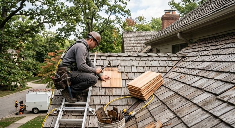 Cedar Roof Stain Removal